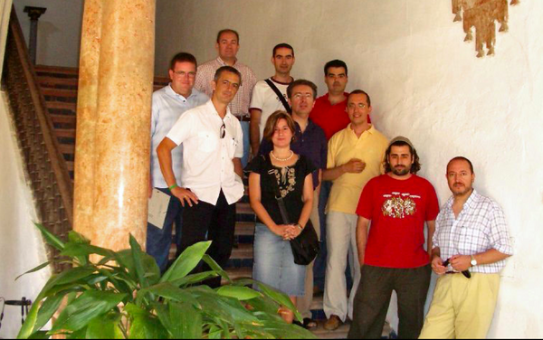 Inicio del grupo e-Isla reunido en Écija en 2005