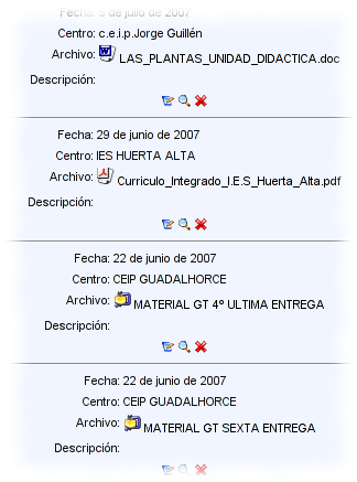 captura del almacén de documentos