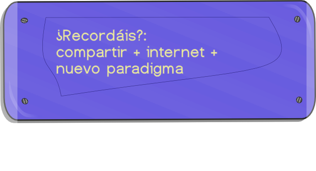 nota sobre compartir, internet y los profes