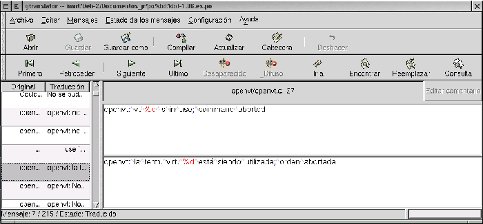 
		gtranslator 
		funcionando
	      
