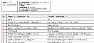 Edición web de segmentos en tumatxa